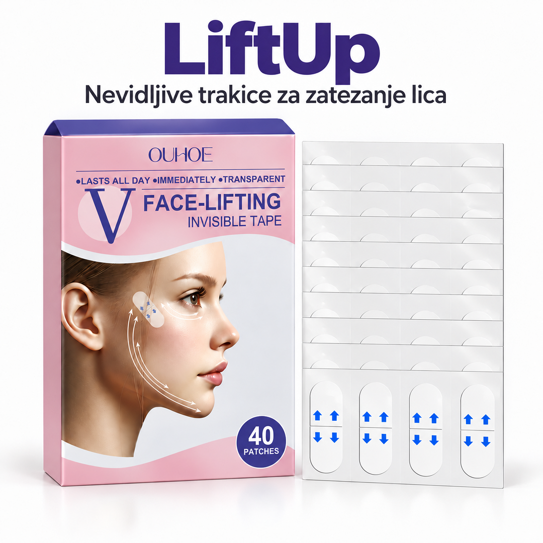 LiftUp - Nevidljive trakice za zatezanje lica (40 komada)
