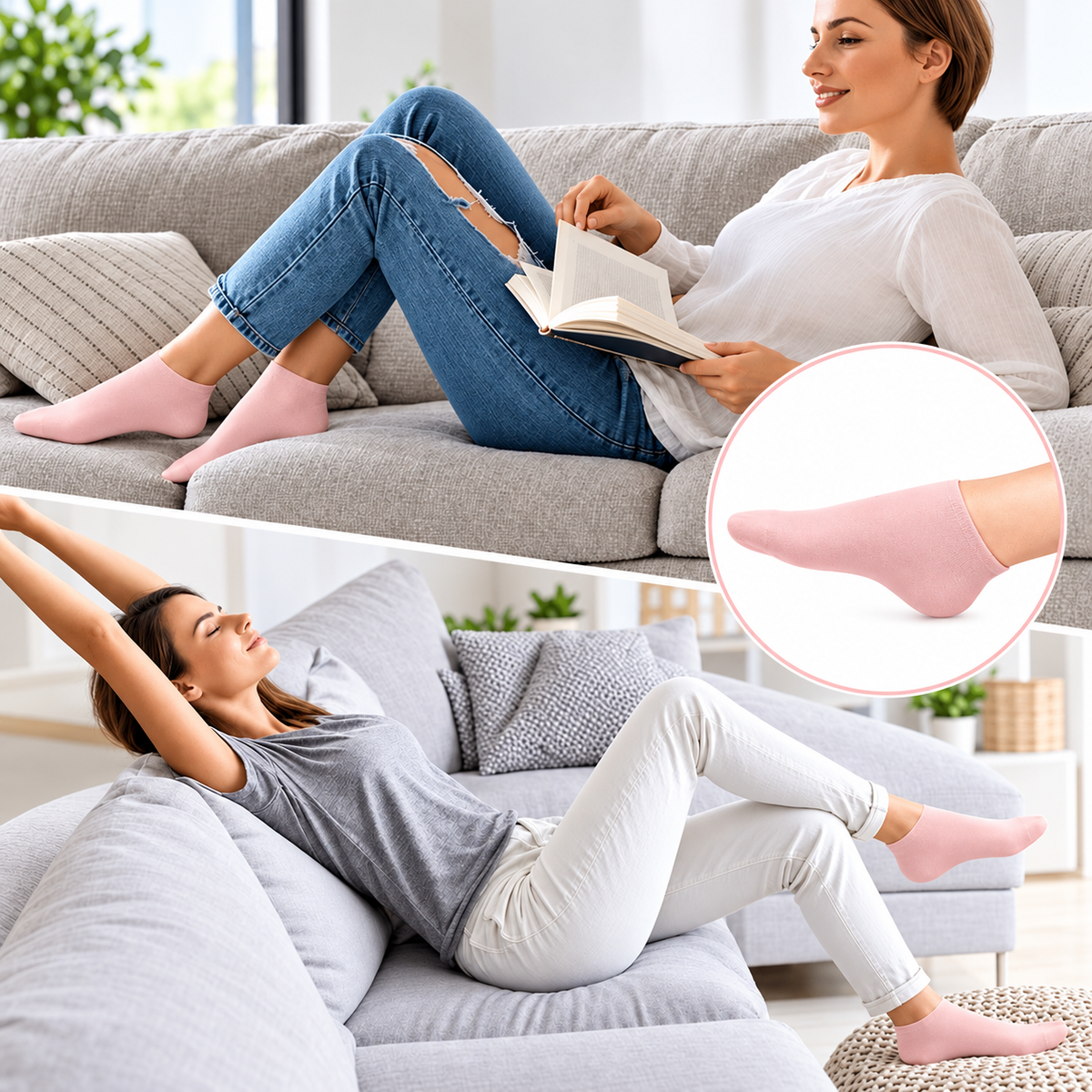 SoftSole - Gel čarape za negu stopala (1 par)