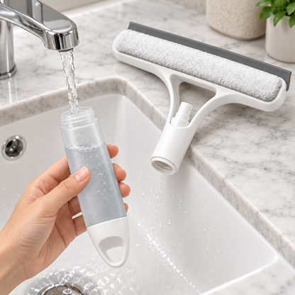 GlassMate - 2u1 brisač za stakla sa pumpicom