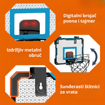 DoorHoop - Sobni koš sa digitalnim brojačem poena V2