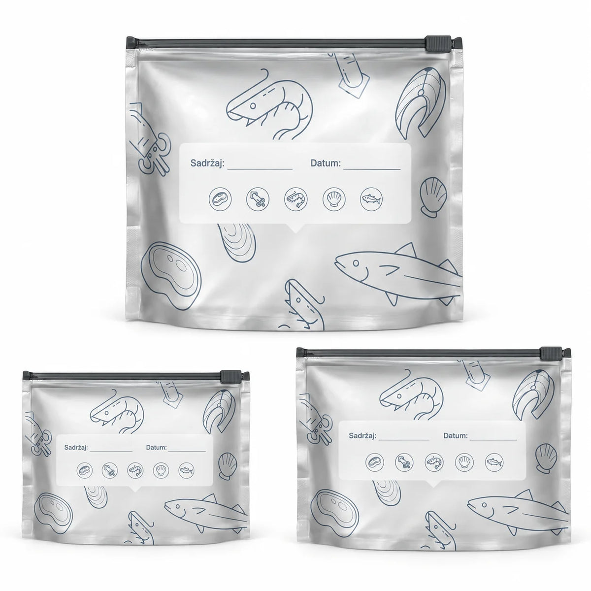 FreshBag - Aluminijumske kese za čuvanje hrane (30 komada)