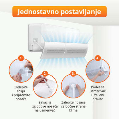AirWay - Podesivi usmerivač vazduha za klimu