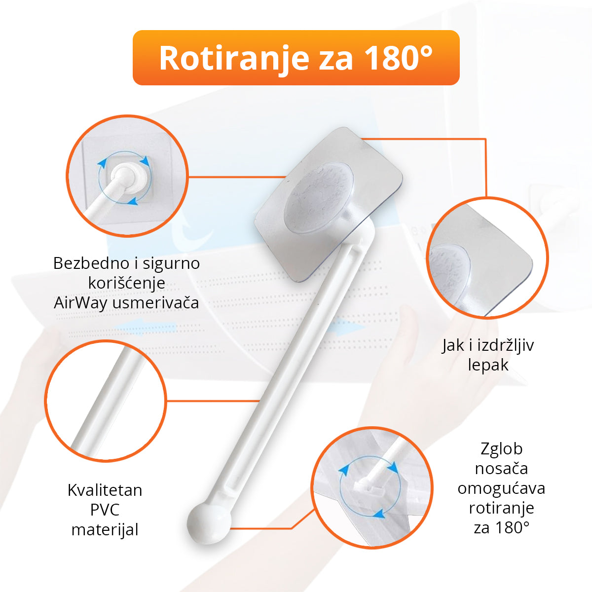 AirWay - Podesivi usmerivač vazduha za klimu