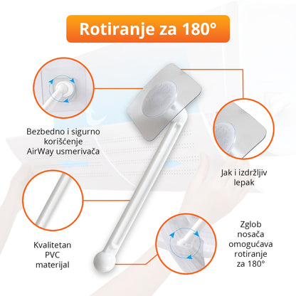 AirWay - Podesivi usmerivač vazduha za klimu