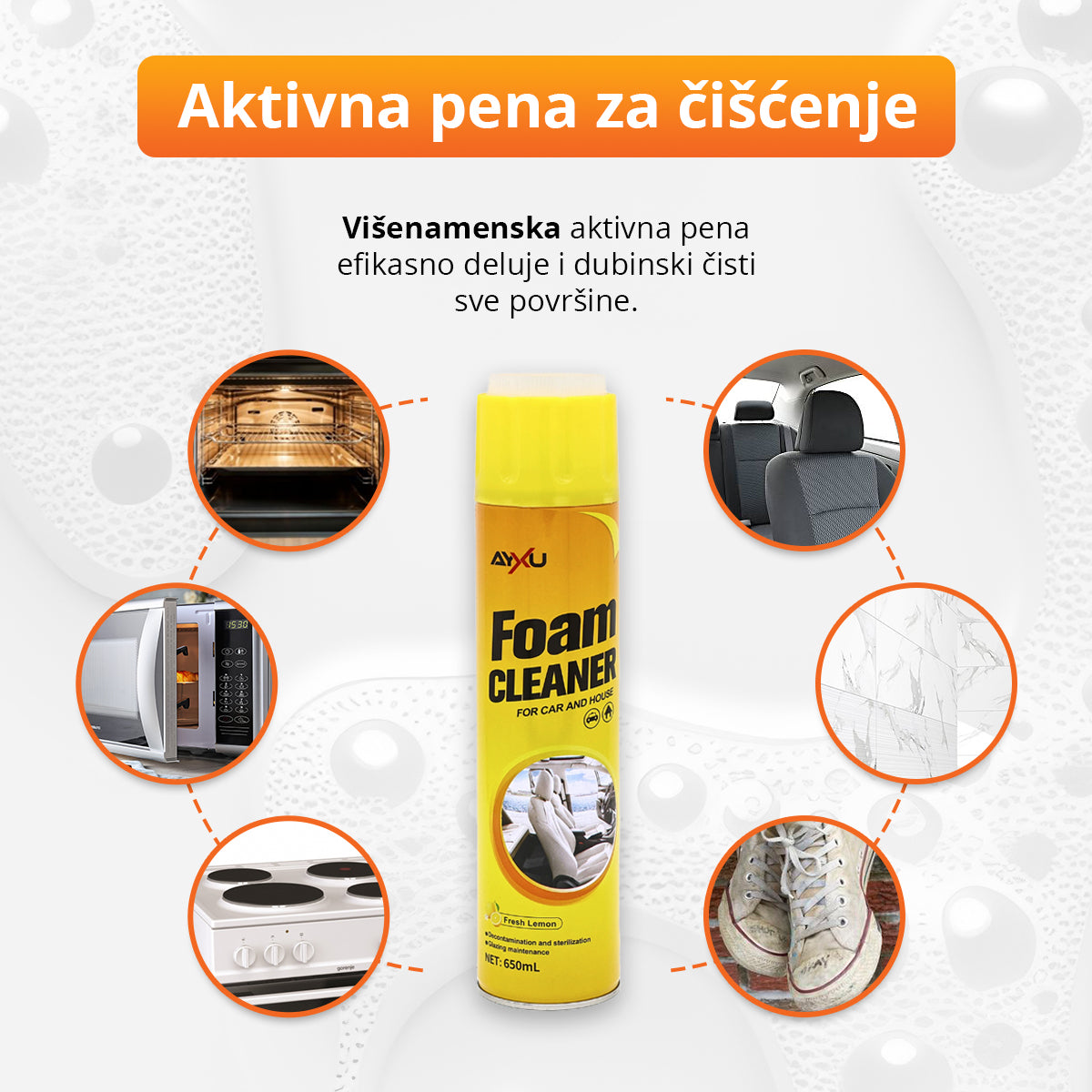 FoamCleaner - Višenamenska aktivna pena za čišćenje