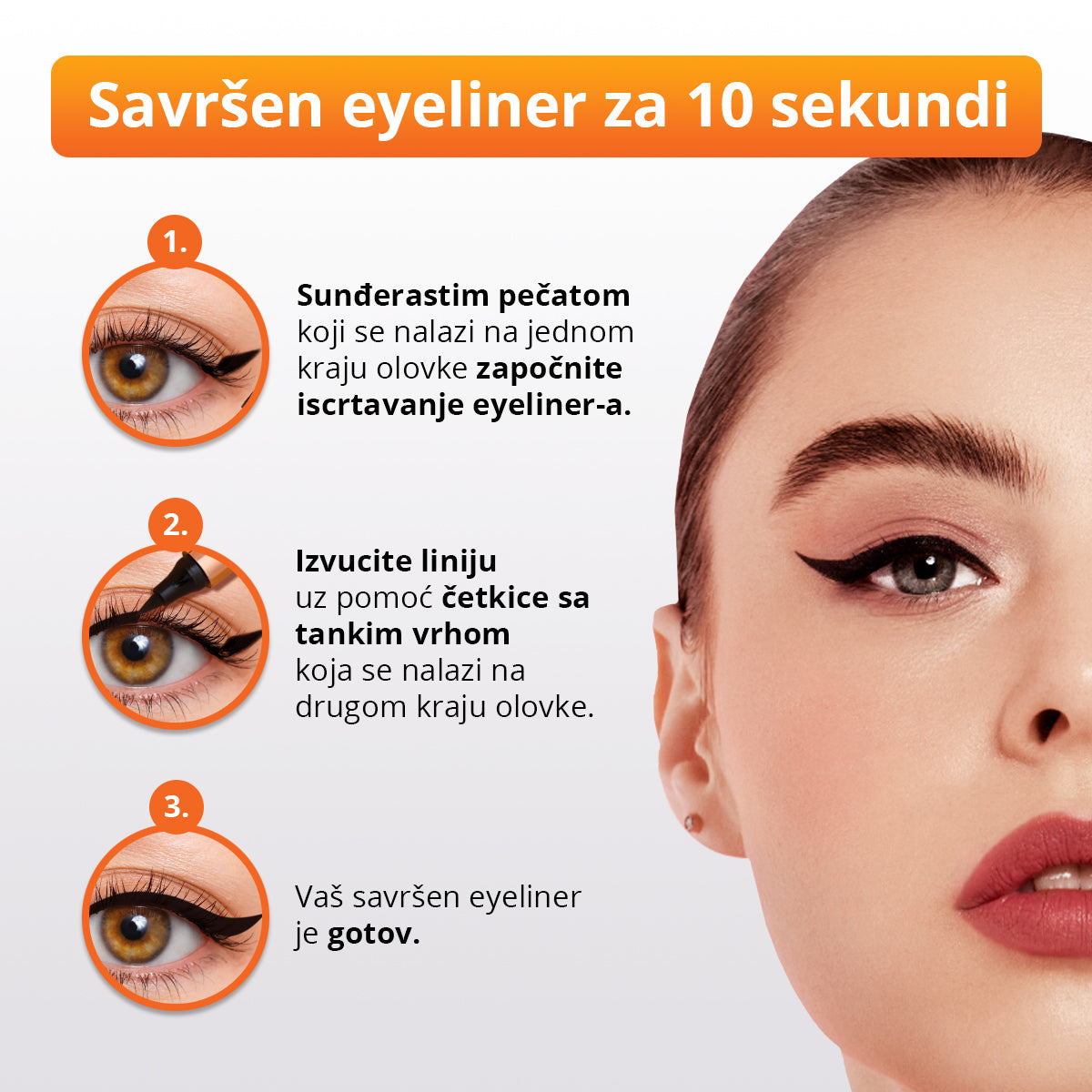 PerfectWing - Dvostrana vodootporna eyeliner olovka