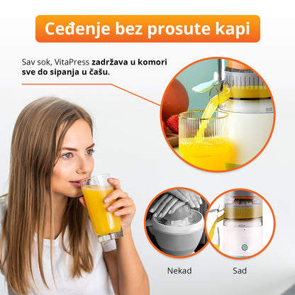 VitaPress - Bežični sokovnik za lako ceđenje voća