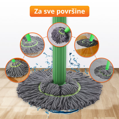 BambooMop - Brzoupijajući mop sa automatskim ceđenjem