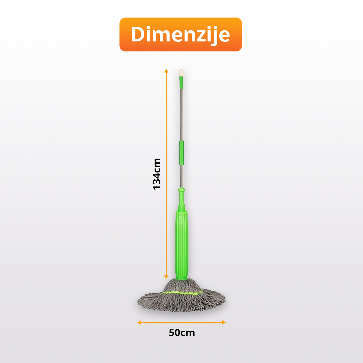 BambooMop - Brzoupijajući mop sa automatskim ceđenjem