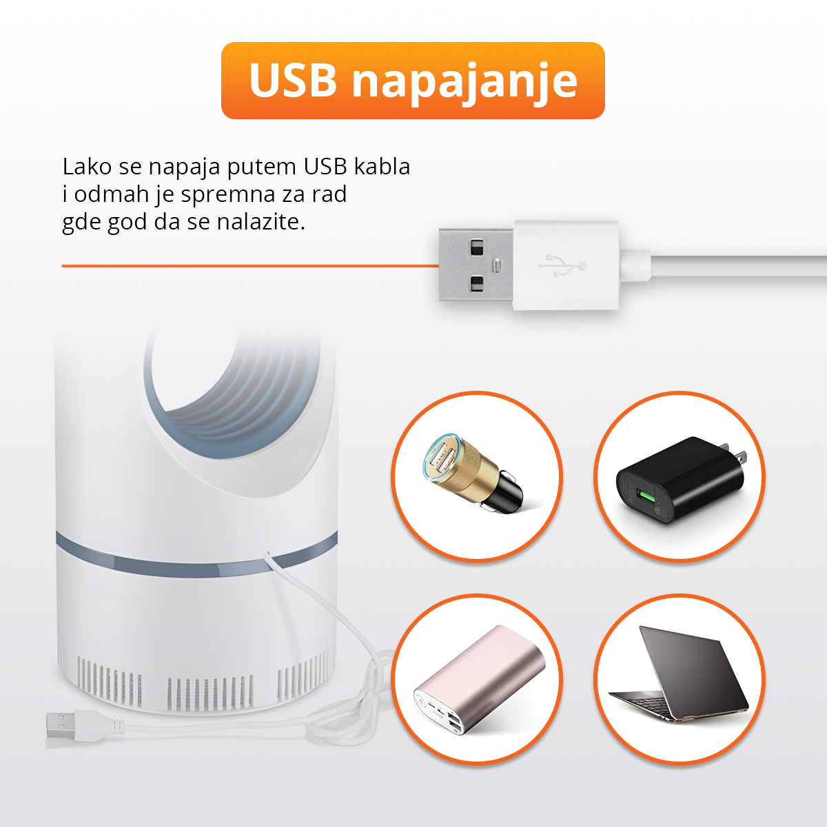 BuzzOff - UV lampa za hvatanje komaraca