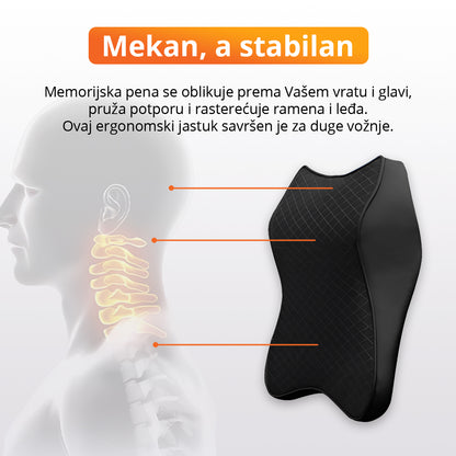 CarPillow - Ergonomski jastuk za auto sedište