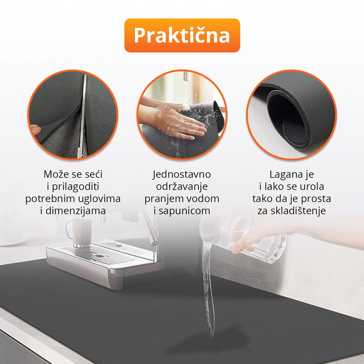 DryAway - Brzoupijajuća podloga za sušenje sudova
