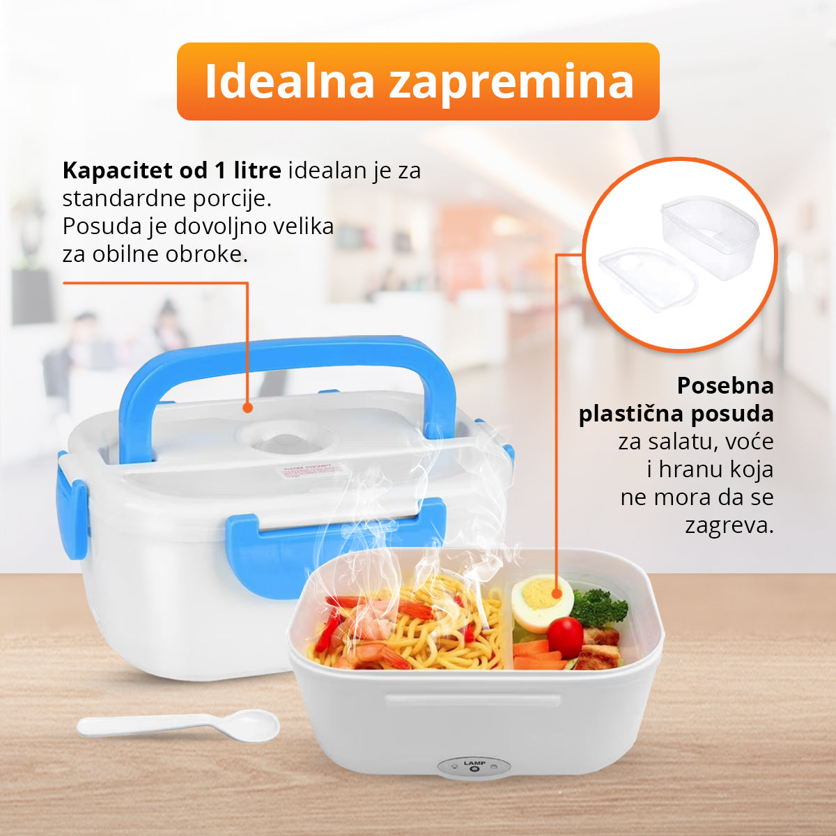 HeatBox - Električna posuda za grejanje hrane