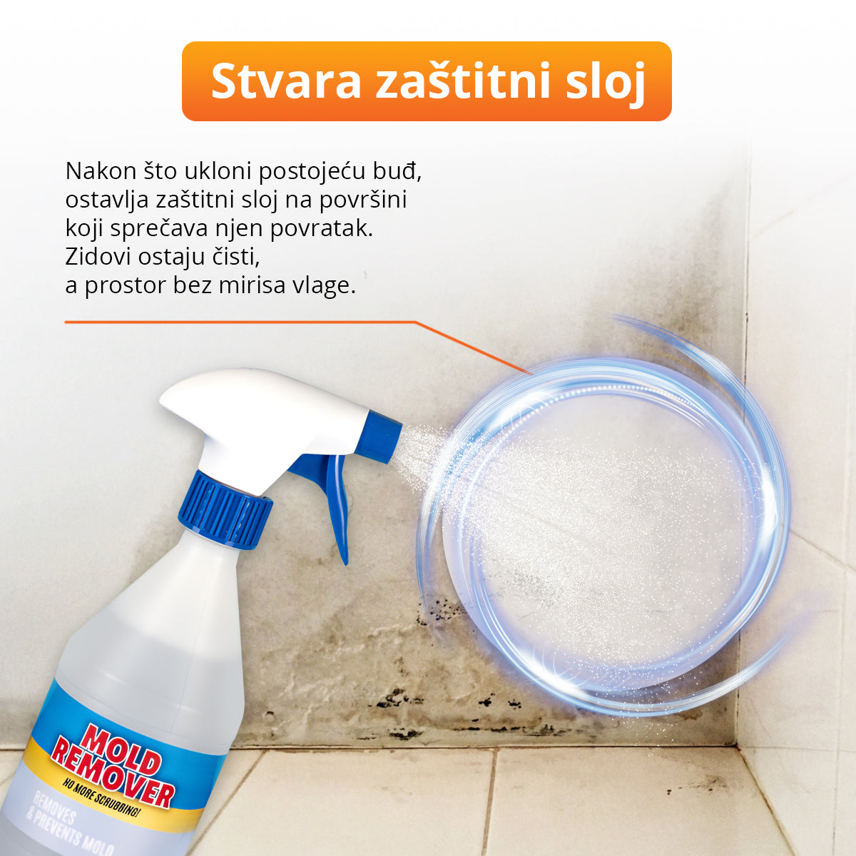 MoldRemover - Sredstvo za uklanjanje i prevenciju vlage i buđi (500ml)
