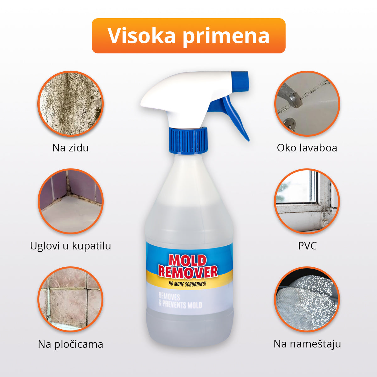 MoldRemover - Sredstvo za uklanjanje i prevenciju vlage i buđi (500ml)