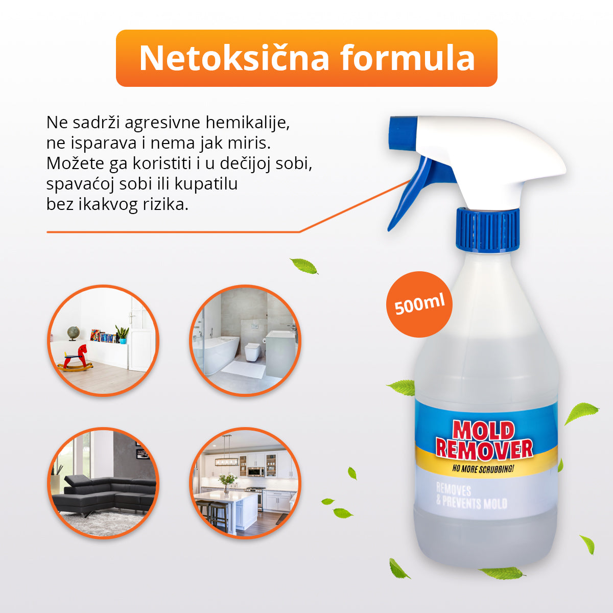 MoldRemover - Sredstvo za uklanjanje i prevenciju vlage i buđi (500ml)