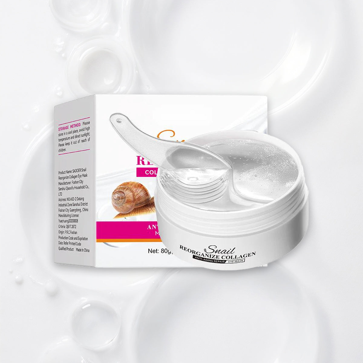 SnailPads - Gel jastučići sa kolagenom za predeo oko očiju (30 pari)