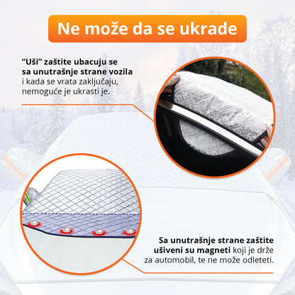 WinterShield - Zaštita za šoferšajbnu i retrovizore od snega i leda